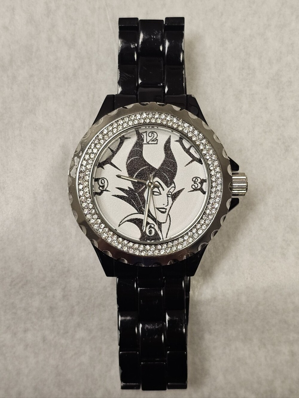 Disney Maleficent Halloween Watch | Rhinestone Bezel